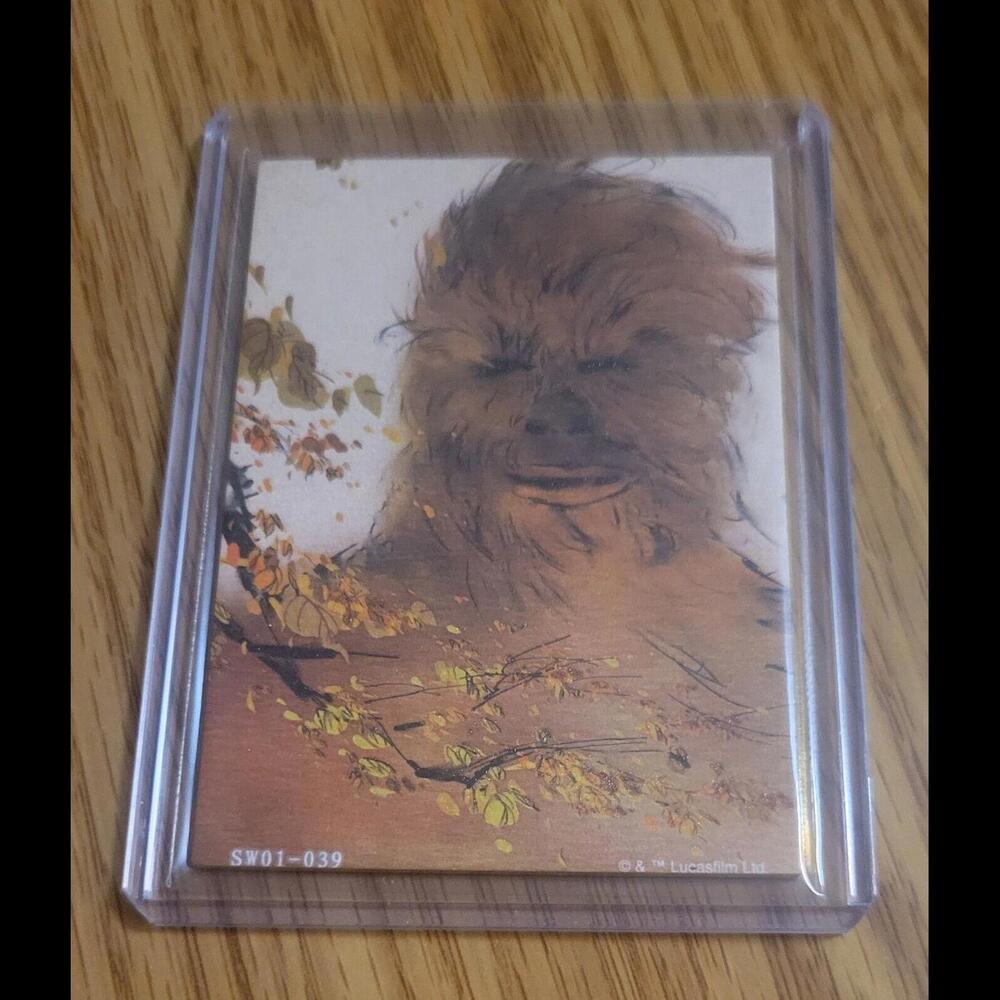 2023 Card Fun Star Wars Chewbacca Japanese Art Premium Gold 03/100 #SW01-039
